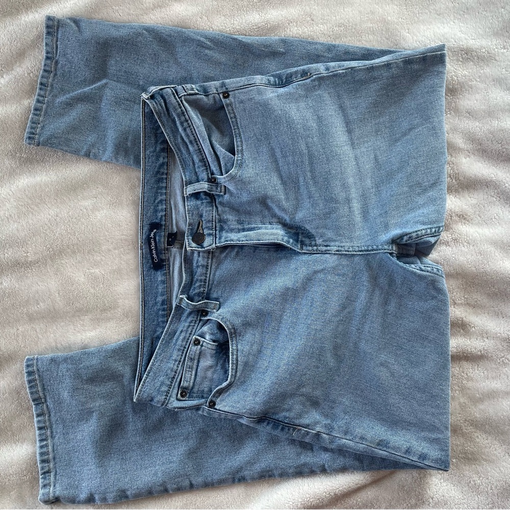 Calvin Klein Straight Ankle Jeans